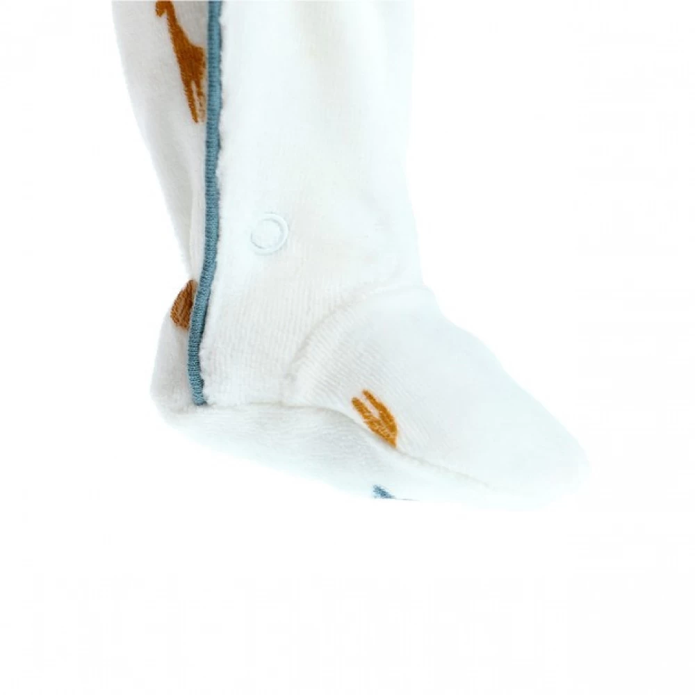 Pyjama Bébé En Velours Dinosaure - 3 Mois – Image 3