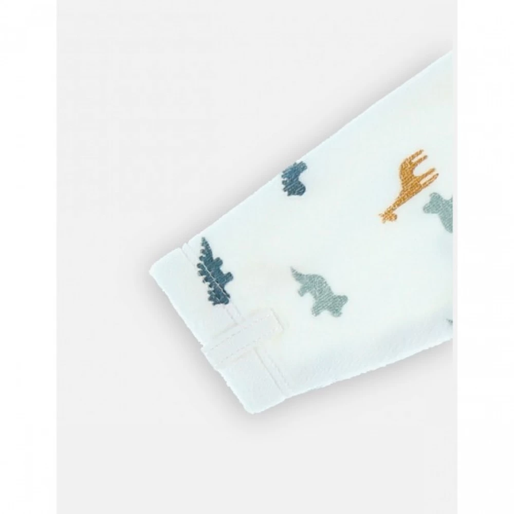 Pyjama Bébé En Velours Dinosaure - 3 Mois – Image 4