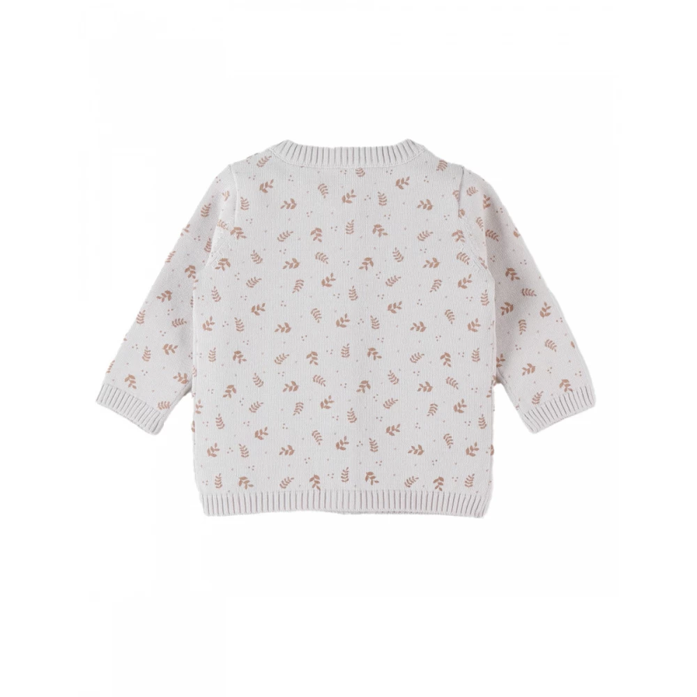 Gilet Fleurs Beige 18 Mois – Image 3