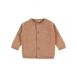 Gilet Maille Marron 1 Mois