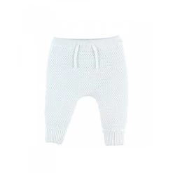 Pantalon Maille Blanc 6 Mois