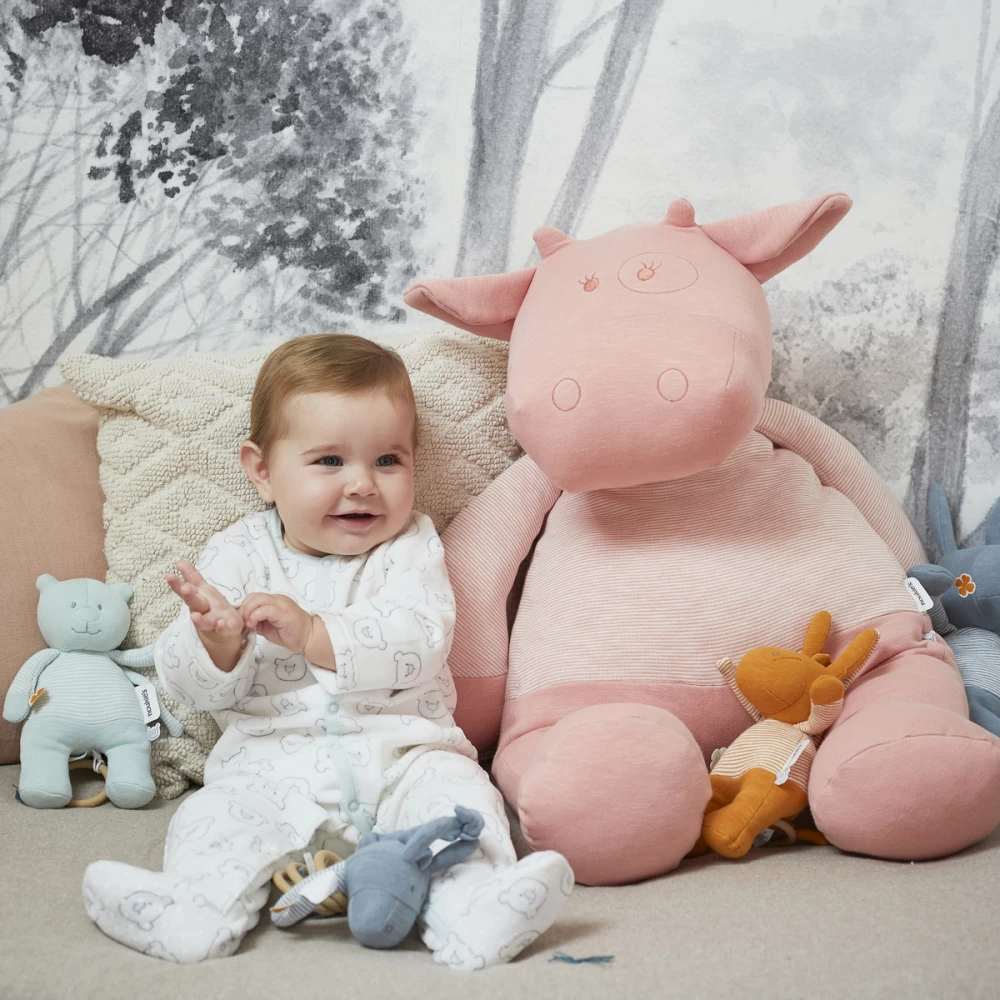 Peluche Coton Bio Lola Rose 70 Cm – Image 2