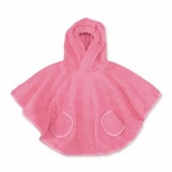 Poncho De Bain éponge Fuchsia