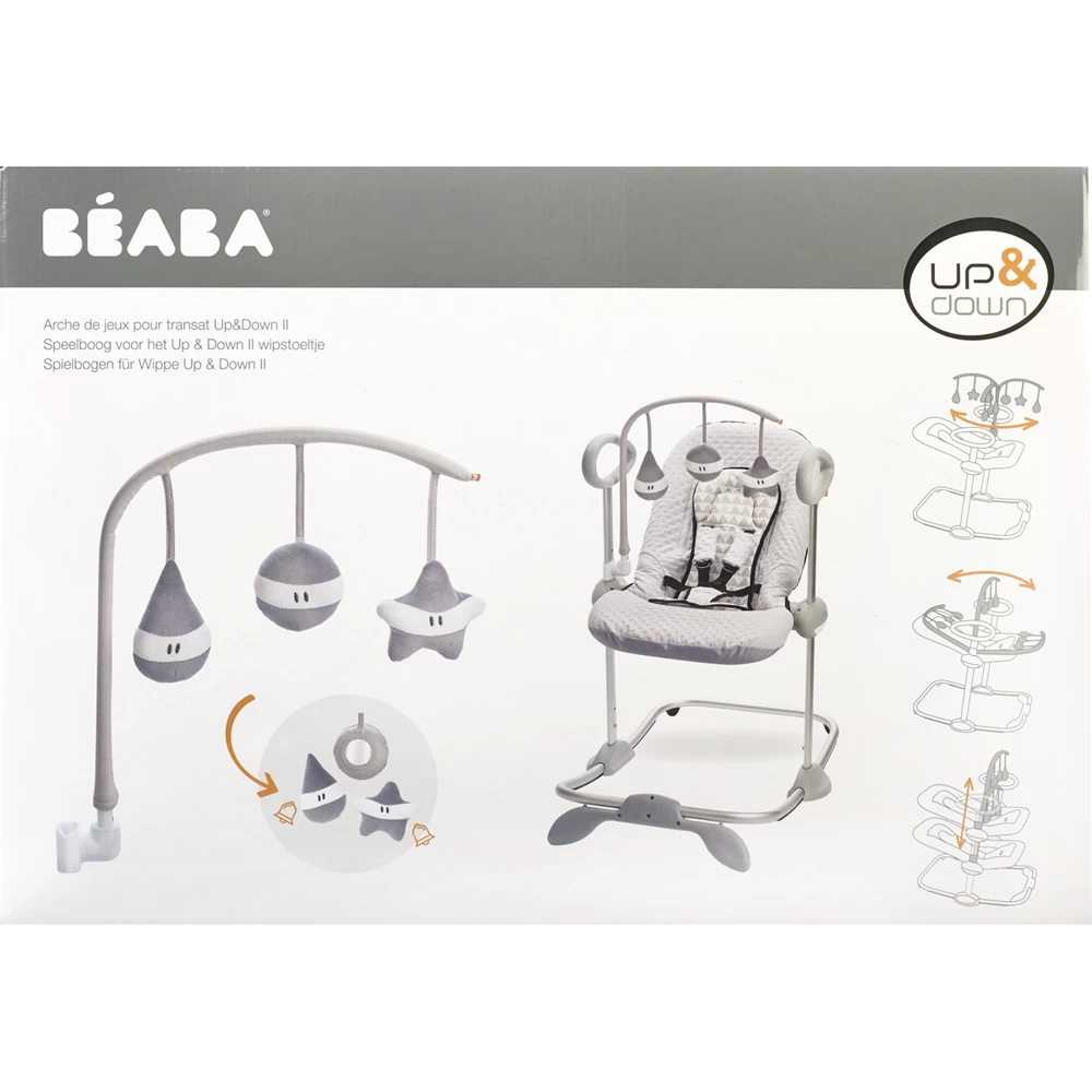 Beaba Arche De Jeux Pour Transat Up And Down 3 Grey / White – Image 8