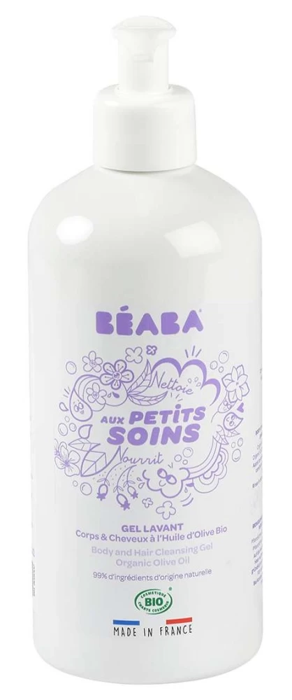 Beaba Gel Lavant Corps & Cheveux à L'huile D'olive Bio 500ml