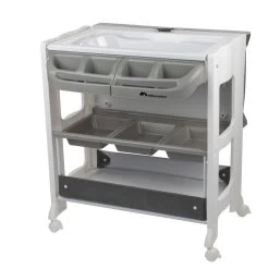 Baignoire Et Table à Langer 2-en-1 Dolphy Gray Mist