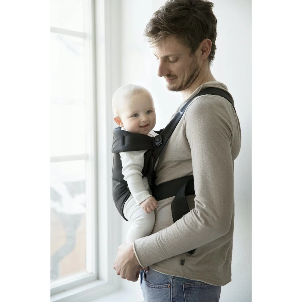 Babybjorn Porte Bébé Mini Coton Noir – Image 3