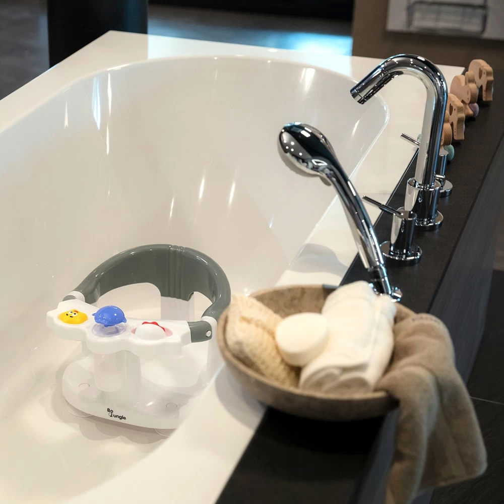 Anneau De Bain Gris/blanc – Image 9