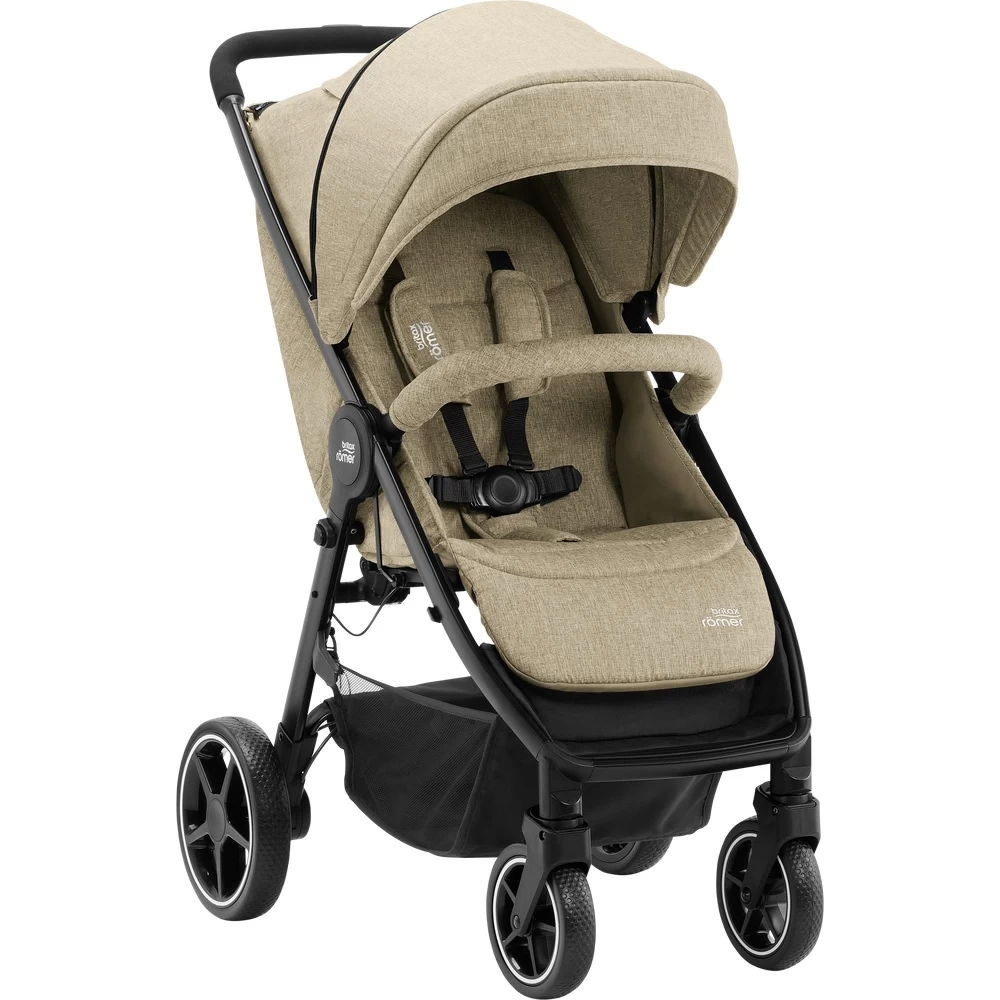 Britax Poussette 4 Roues B-agile M Linen Beige – Image 3