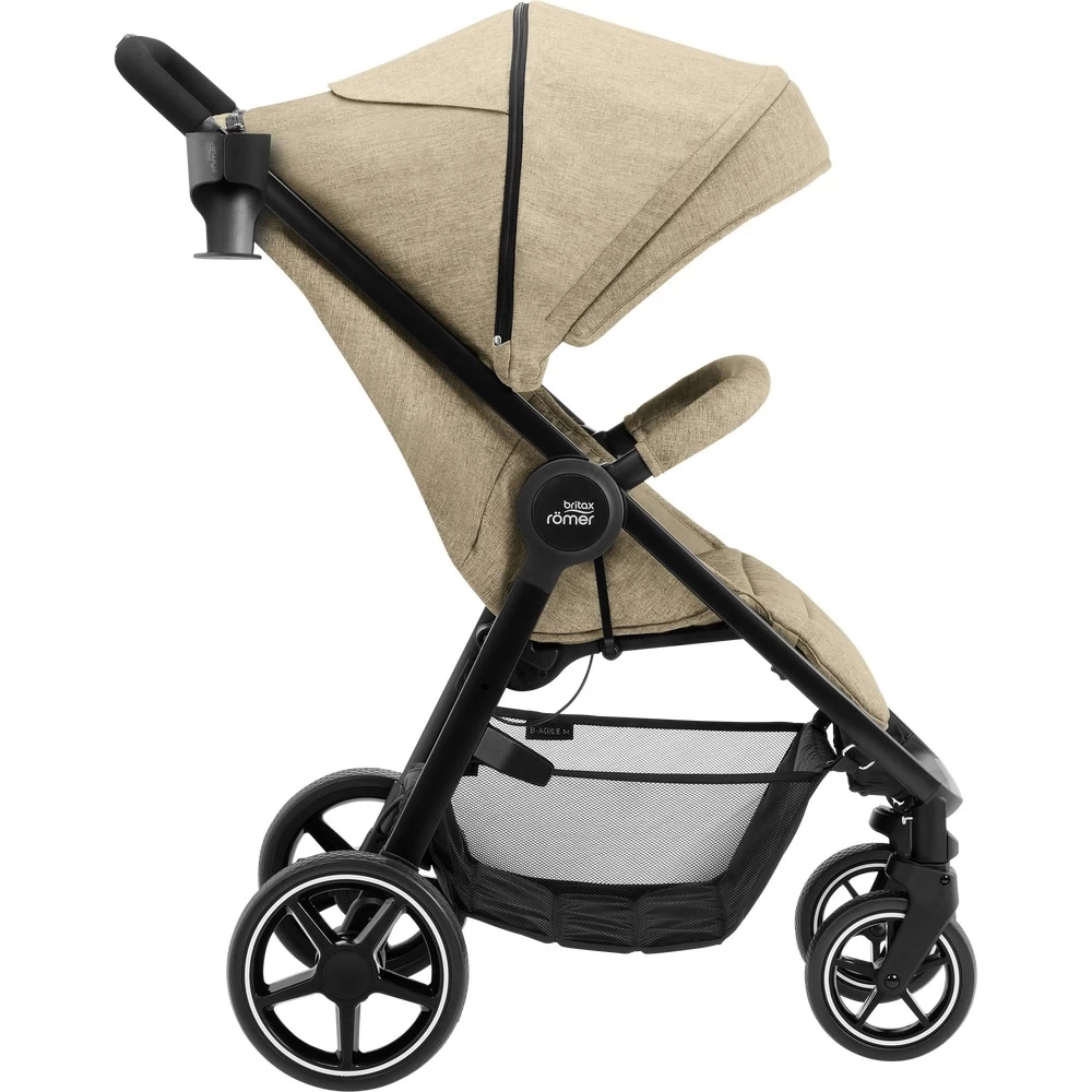 Britax Poussette 4 Roues B-agile M Linen Beige – Image 4