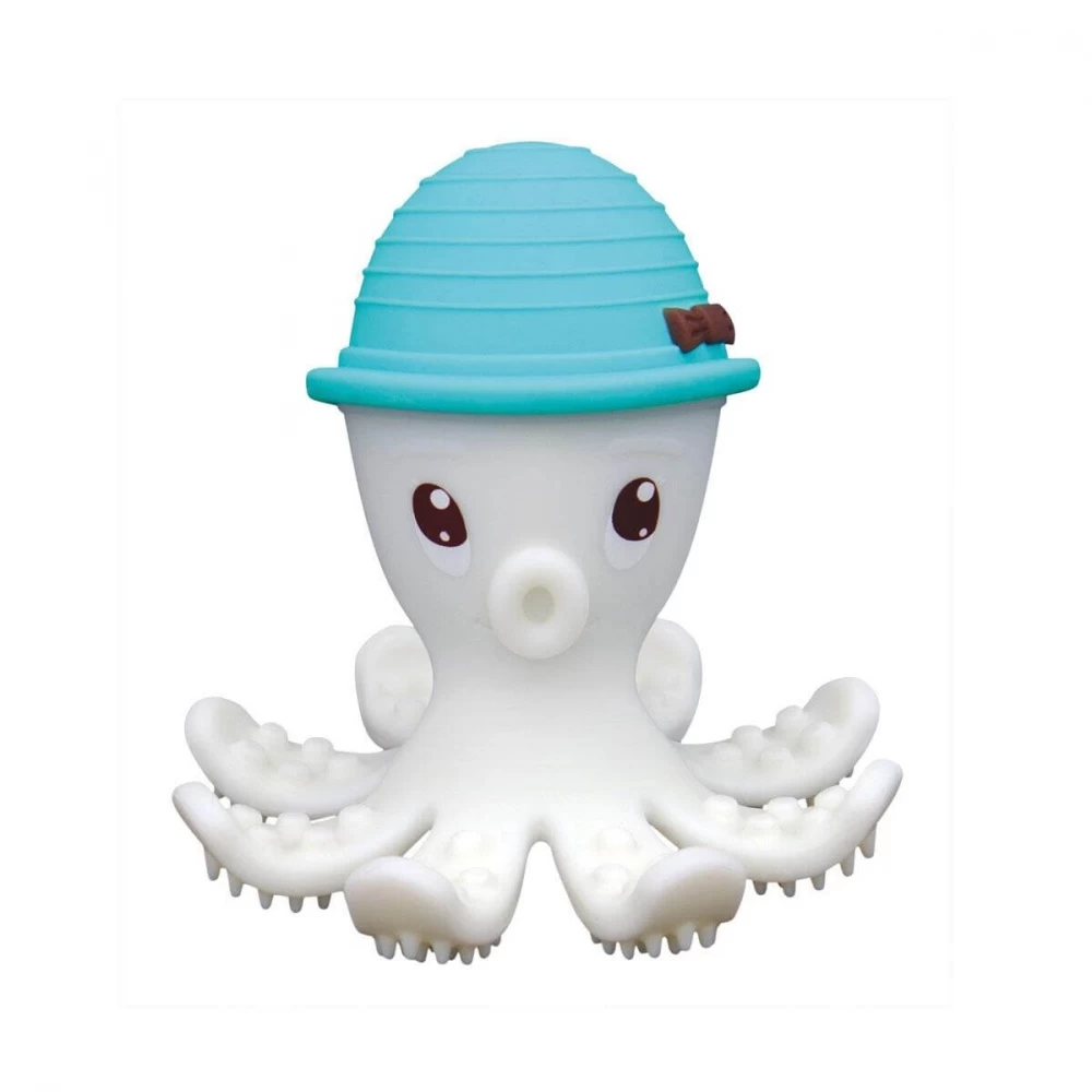 Jouet De Dentition Pieuvre Bleu