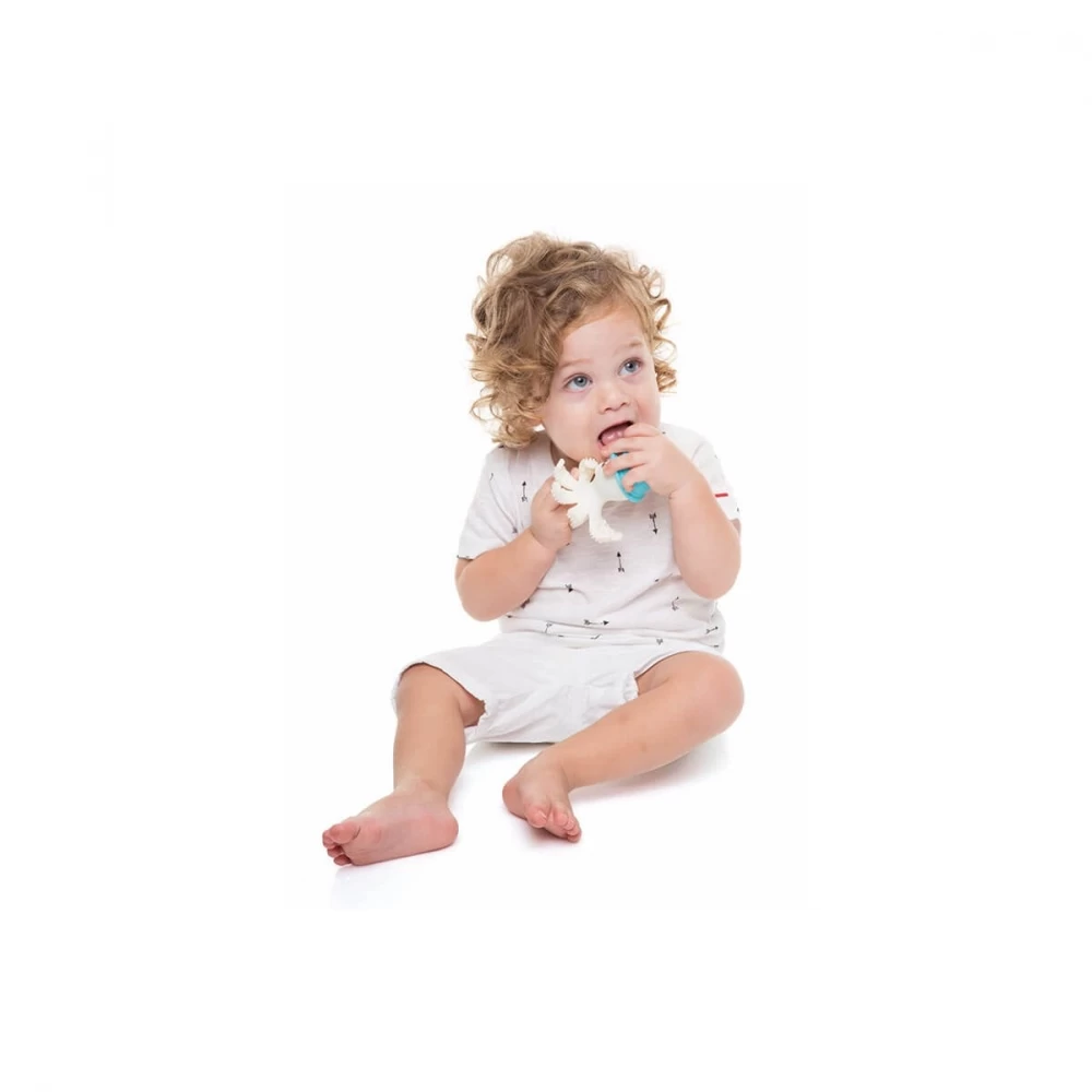 Jouet De Dentition Pieuvre Bleu – Image 2