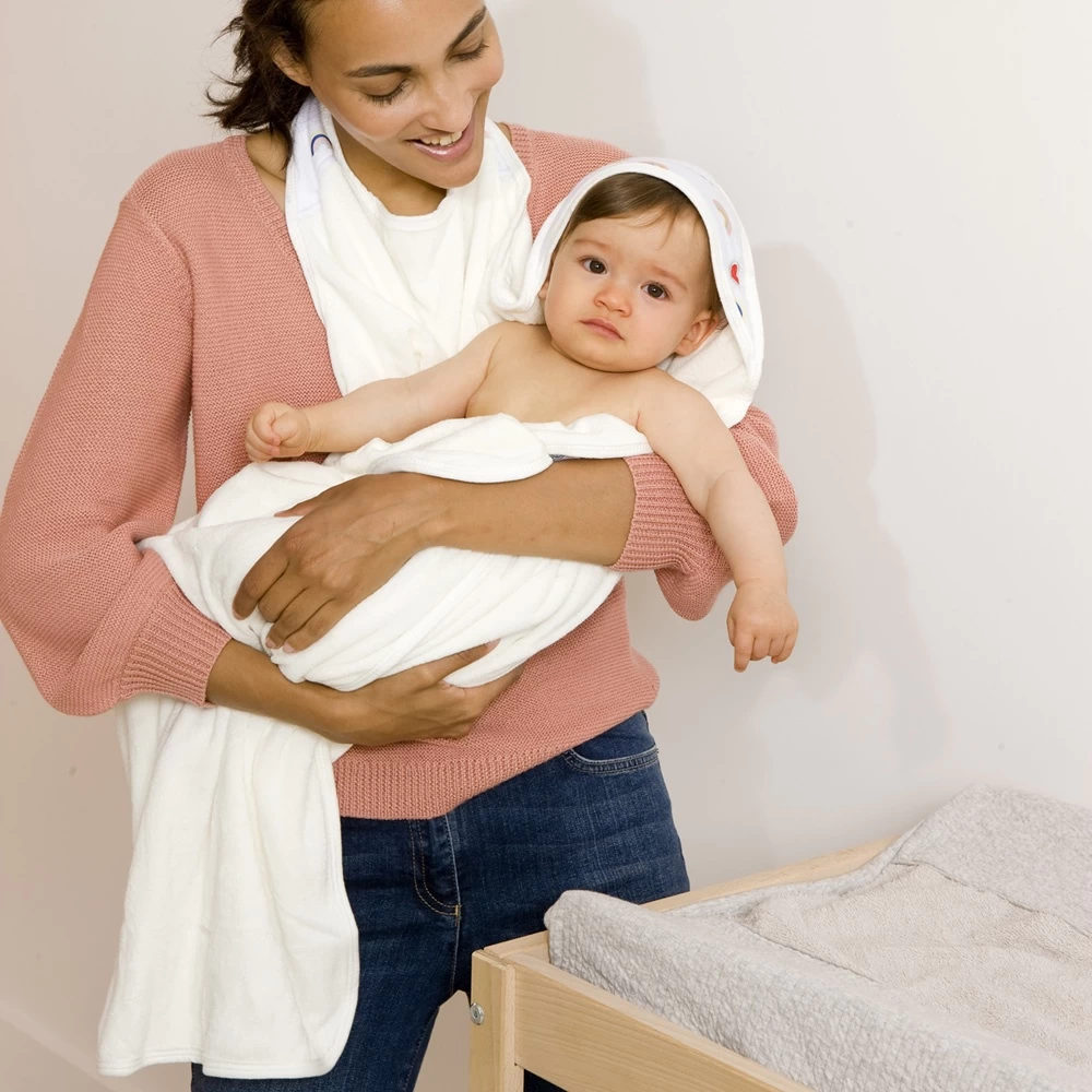 Sortie De Bain Bébé Serviette Papillon Rainbow – Image 7