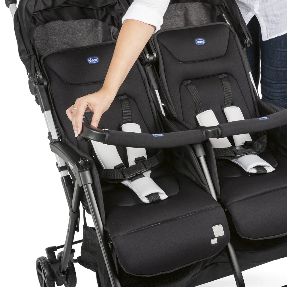 CHICCO Poussette Double Ohlala' Twin Black Night – Image 6