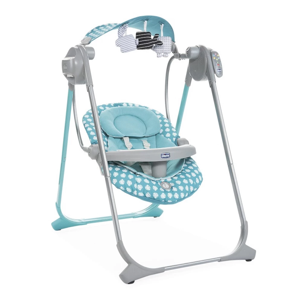 CHICCO Balancelle Bébé Polly Swing Up Turquoise