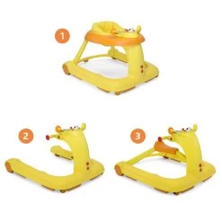 CHICCO Trotteur Bébé 1 2 3 Orange