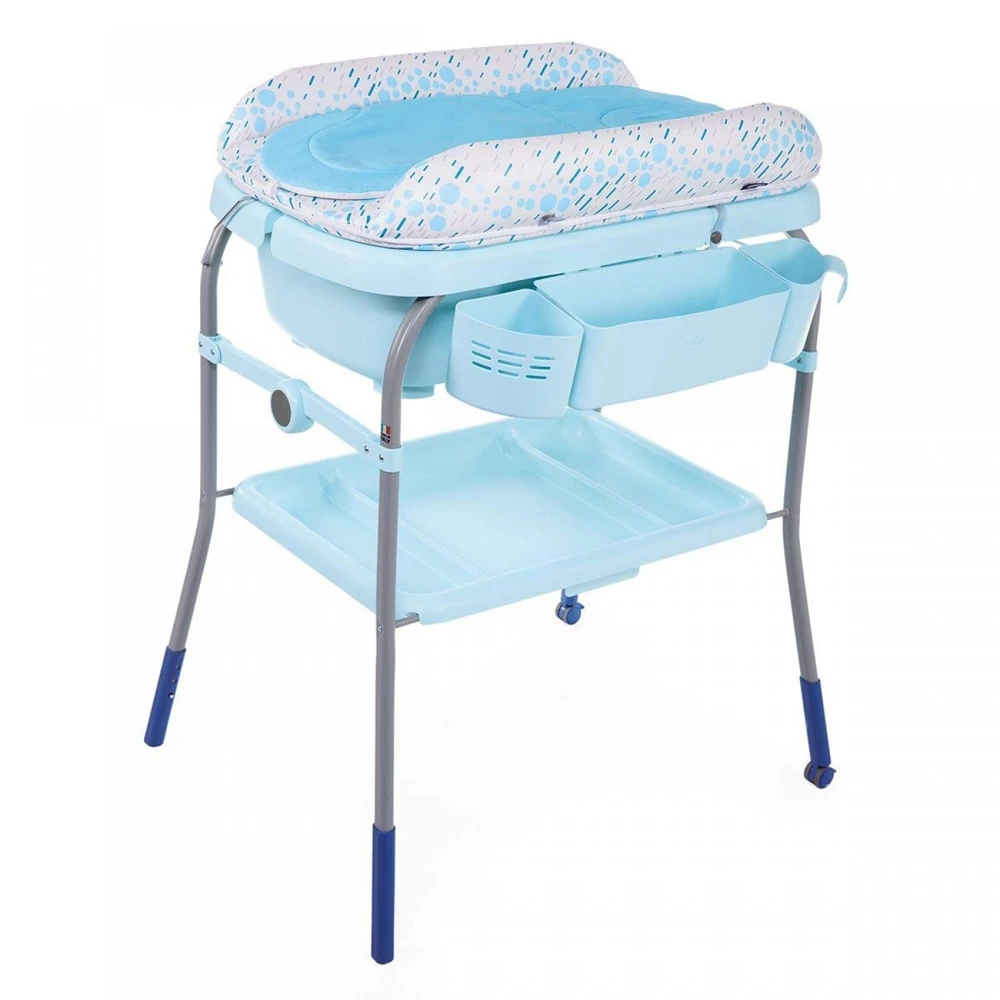 CHICCO Table à Langer Avec Baignoire Cuddle & Bubble Océan