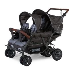 Childhome Poussette Quadruple Gris Anthracite
