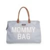 Childhome Sac à Langer Mommy Bag Gris Et Blanc
