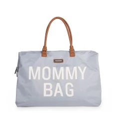 Childhome Sac à Langer Mommy Bag Gris Et Blanc
