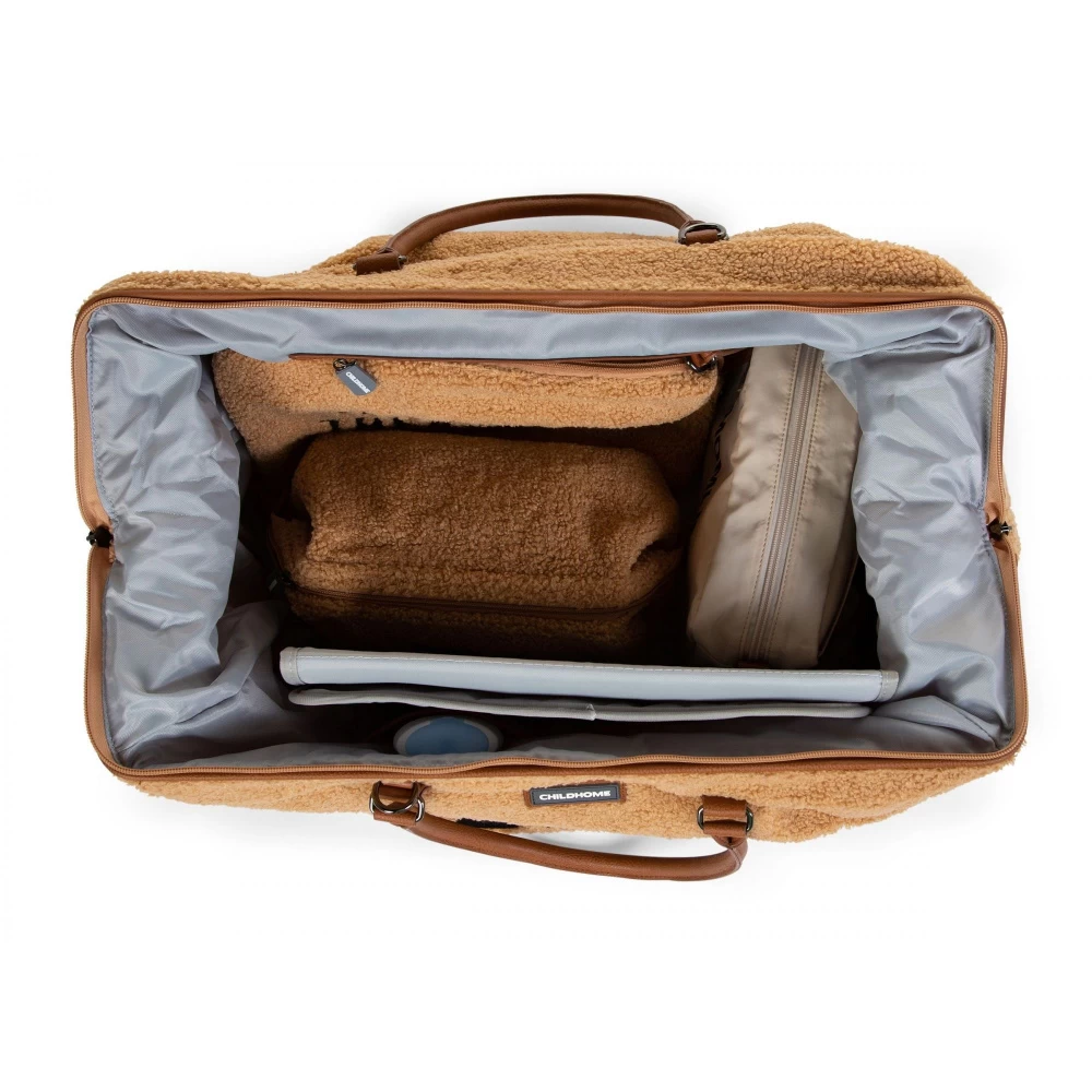 Childhome Sac à Langer Mommy Bag Teddy Beige – Image 5