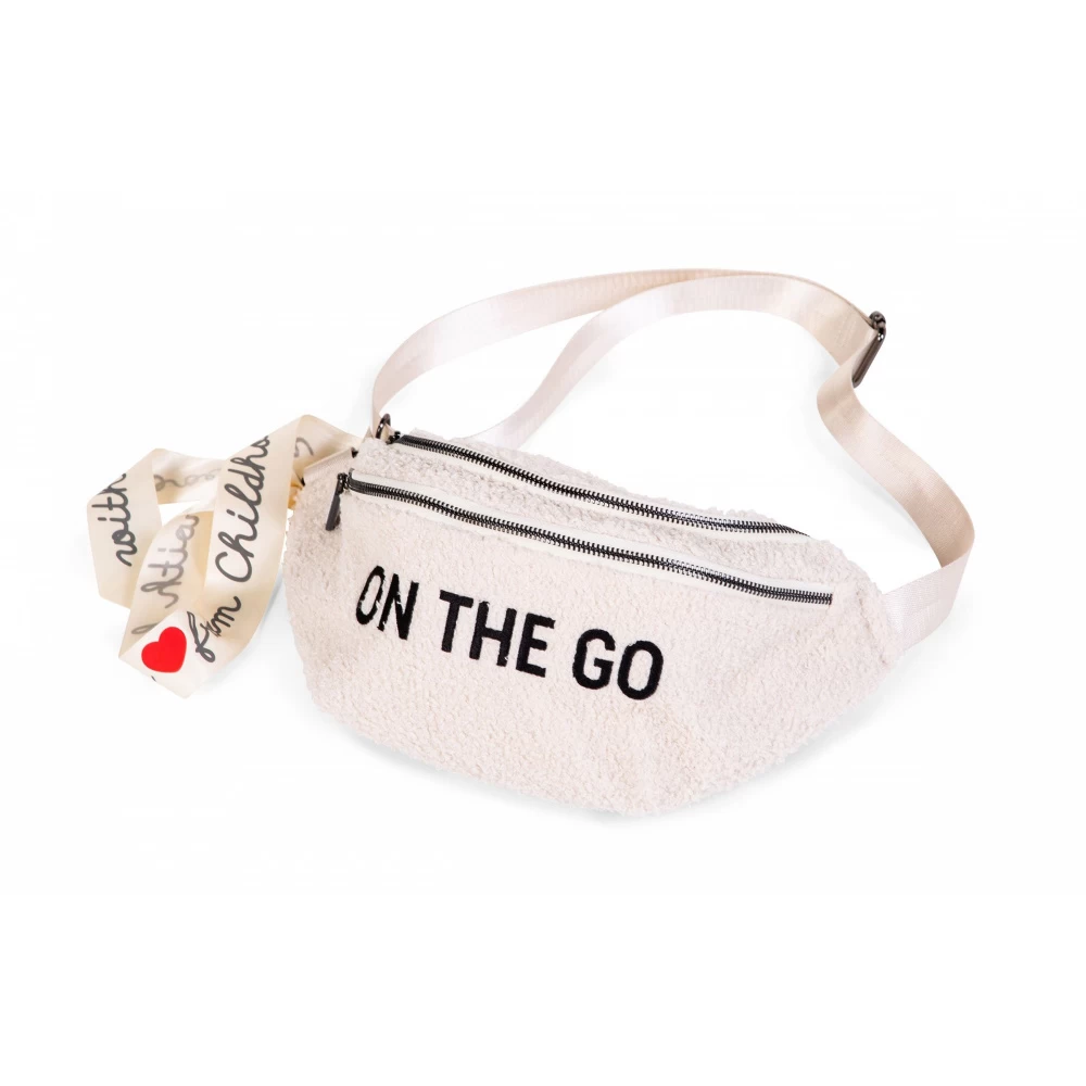 Childhome Sac Banane On The Go Teddy écru – Image 3