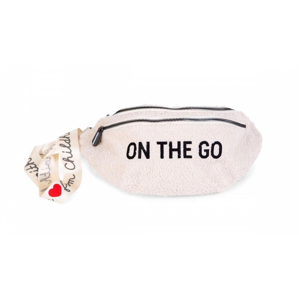 Childhome Sac Banane On The Go Teddy écru – Image 4