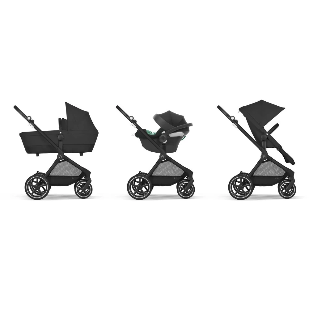 CYBEX Poussette Eos Lux Black Siège Moon Black – Image 9