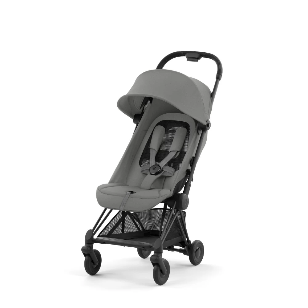 CYBEX Poussette Compacte Coya Châssis Matt Black Siège Gris – Image 6