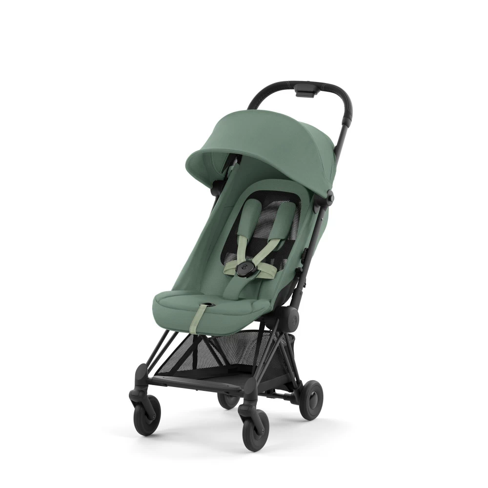 CYBEX Poussette Compacte Coya Châssis Matt Black Siège Vert – Image 6