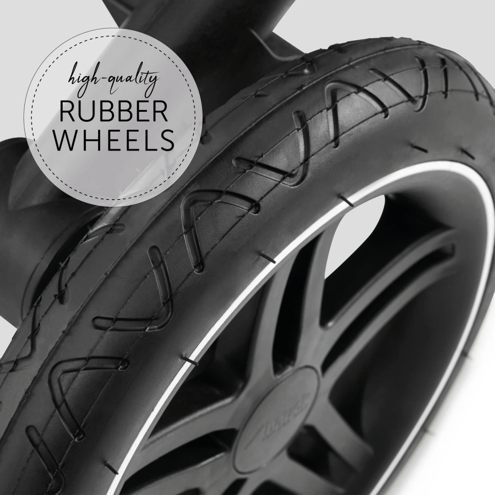 HAUCK Poussette Double Atlantic Twin Melange Grey – Image 11