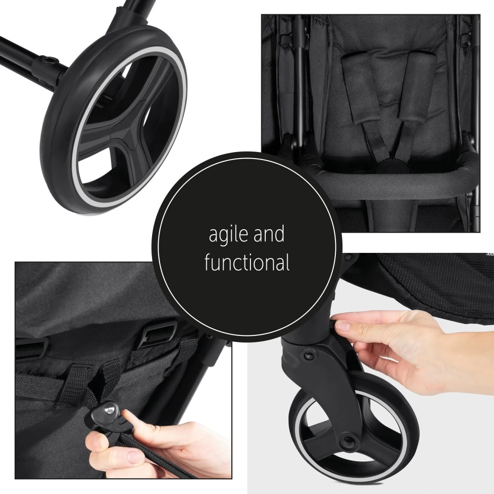 HAUCK Poussette Double Swift X Duo Black – Image 9