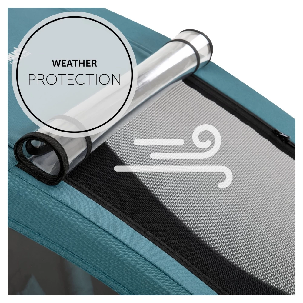 HAUCK Remorque Pour Vélo Dryk Duo Petrol – Image 11