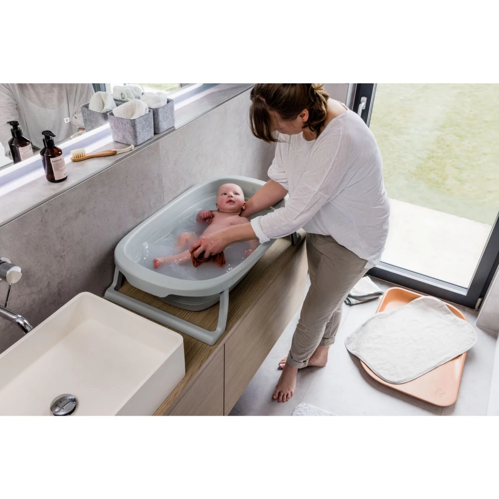 HAUCK Baignoire Pliable Wash N Fold M Sage – Image 7