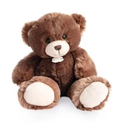 Peluche Bébé Ours Bellydou Marron 40 Cm