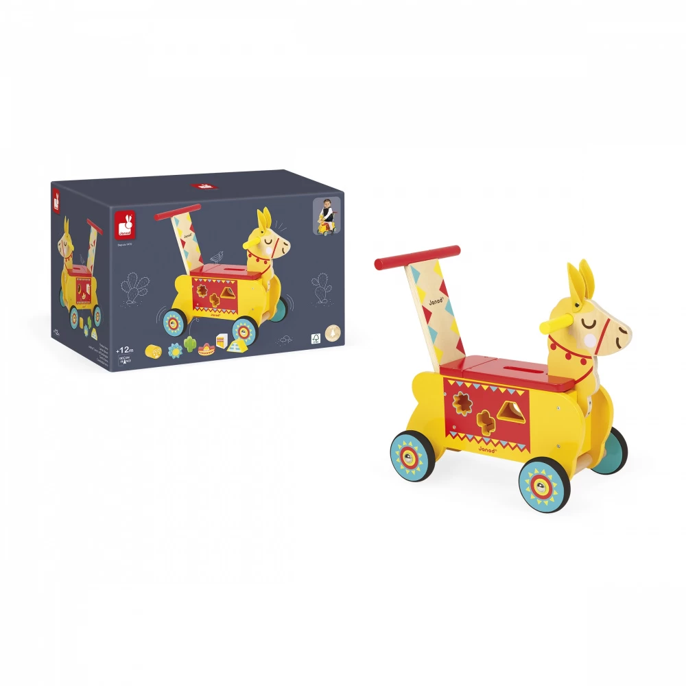 Janod Porteur Bébé Lama – Image 4