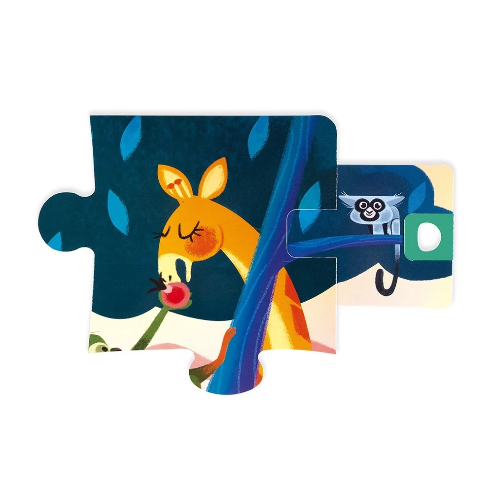 Janod Puzzle Surprise 20 Pièces Festin Dans La Jungle – Image 4