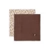 Jollein Lot De 2 Langes Coton Hydrophile 115x115 Cm Meadow Chestnut