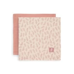 Jollein Lot De 2 Langes Coton Hydrophile 115x115 Cm Meadow Rosewood