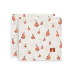 Jollein Lot De 2 Langes Coton Hydrophile 115x115 Cm Pear