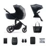 Kinderkraft Pack Poussette Duo Prime 2 - Venezian Black