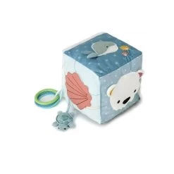 Cube D'activités En Tissu Océan