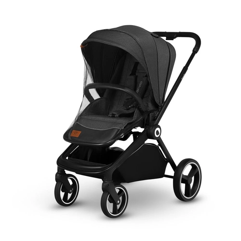 Lionelo Poussette Multifonction Mika 3en1 Grey Graphite – Image 2