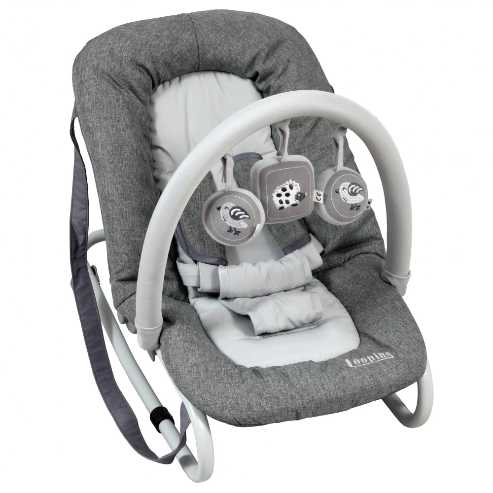 Transat Balancelle Avec Barre De Jeux Et Harnais 5 Points