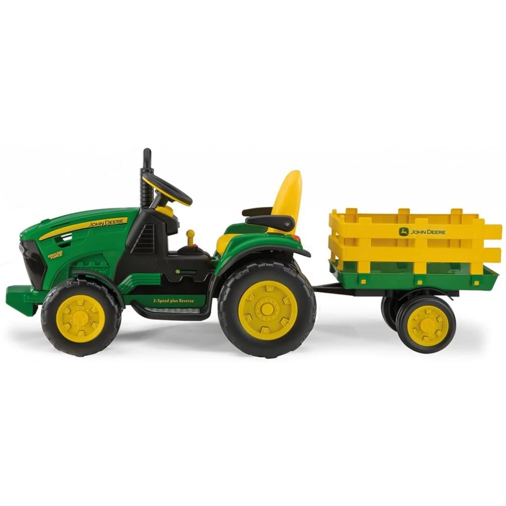 PEG PEREGO Véhicule Tracteur électrique John Deere Ground Force 12v – Image 2