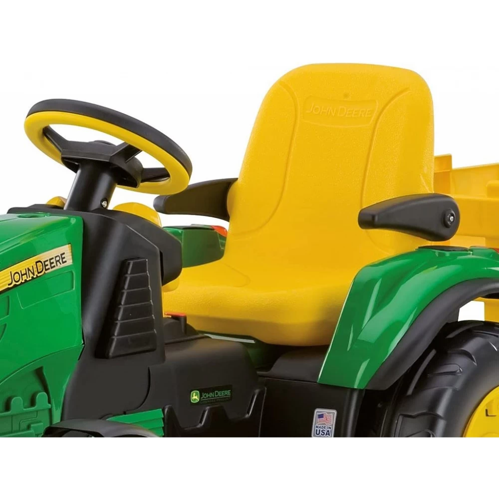 PEG PEREGO Véhicule Tracteur électrique John Deere Ground Force 12v – Image 6