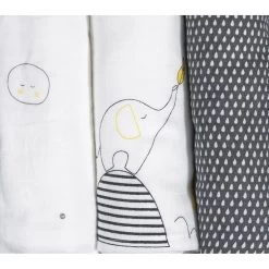 Lot De 3 Langes Bio 70x70cm Babyfan