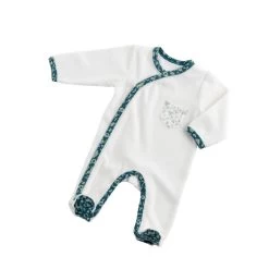 Pyjama Bébé Naissance Sans Col Motif Tilleul Promenons Nous