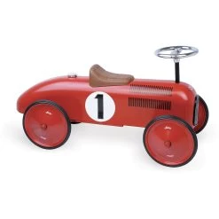 Vilac Porteur Bébé Voiture Vintage Rouge